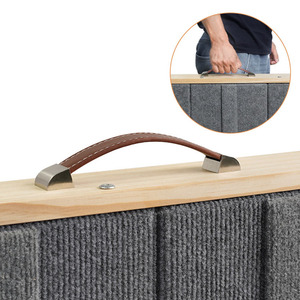 इनडोर पालतू जानवर रैंप सोफे लकड़ी के तह कुत्ते रैंप गैर पर्ची समायोज्य पोर्टेबल पालतू कुत्ते रैंप - Product Image 5