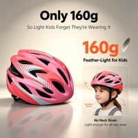 Casque de vélo pour enfants respirant d'été avec protection solaire, résistant à l'eau, léger, antichoc, équipement de sécurité extérieur