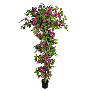 180cm de haut Bougainvillier Artificiel Arbre Faux Soie Bougainvillier Plante avec Pot pour Home Office Patio Balcon Mariage Décor - Product Image 1