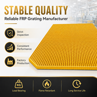 Panneau de grille en PRV moulé par compression sur mesure OEM, antidérapant, pour applications énergétiques, découpe sur mesure, trous percés, impression de logo, direct usine