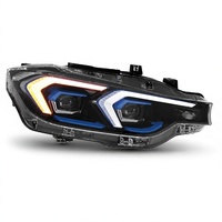 Conjunto de Faros Delanteros Estilo Láser de 60W 12V para F30 F35 2013-2018 328i 335i 330d LCI con DRL Amarillo