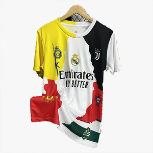 Camiseta de Fútbol de Moda Estilo Verano 2026, Camiseta Deportiva Holgada de Manga Corta para Fanáticos, Venta al Por Mayor - Product Image 4