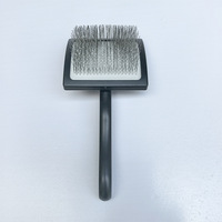 Outil de toilettage de fil de brosse de chien de longue broche en métal personnalisé de luxe pour les animaux de compagnie moyens et grands pour le toilettage de chats et de chiens