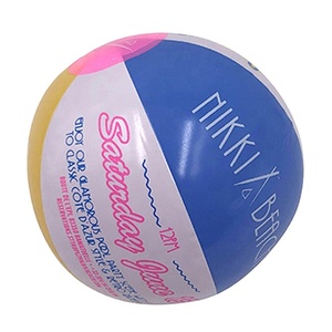 Pelota de Playa de PVC Personalizada de Alta Calidad con Impresión de Logotipo, Juguete Inflable Divertido - Product Image 1