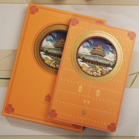 3D A5 Palais Impérial Japonais Art Design Journal Thanksgiving Vacances Souvenir Culturel Cadeau avec Couverture en Papier