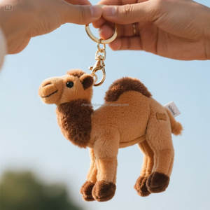 カスタムかわいいぬいぐるみキャメルキーチェーン超ソフトメイン素材PPコットン充填ストレス解消 - Product Image 4