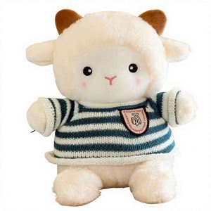 Peluche Agneau pour Enfants, Coussin de Lit, Animal en Peluche, Cadeau pour Filles, Boîte Cadeau 25cm - Product Image 5