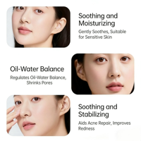 Tonique professionnel au peptide de calendula pour un équilibrage avancé du sébum et des pores, personnalisation OEM, marque privée