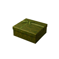 Boîte d'emballage artistique en papier pour bijoux avec ruban, pour bijoux et accessoires, boîte surprise à double insertion, boîte cadeau de Noël