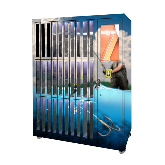 OEM/ODM Custom Locker Vending Machine for Sale Fishing Gear, Tool, Irregular Product at the Seaside