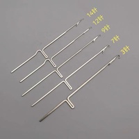 Aiguilles de machine à tricoter circulaire en acier inoxydable 12G de marque YUN ANG, pièces détachées, origine Chine Hebei