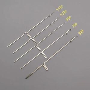 Aiguilles à tricoter plates en acier inoxydable 12G de marque YUN ANG, neuves/aiguilles à tricoter plates - Product Image 4