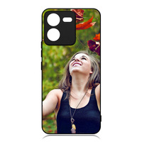 Blanc TPU + PC Feuille D'aluminium DIY 2D Sublimation Téléphone étui pour VIVO IQOO Z9 Turbo S17E S19 PRO Y03 4G Blanc Mobile Téléphone Cas