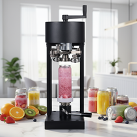 Machine manuelle de capsulage de bouteilles PET, outil de fermeture et de scellage pour usage domestique, machine manuelle de scellage de boîtes de conserve