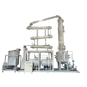 Newly Waste Engine Oil To Diesel Regenerate Distillation Refinery Plant Used Oil Recycling Technology Machine