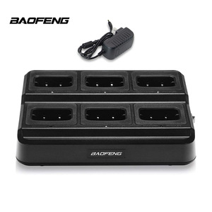 Baofeng เครื่องชาร์จ6ช่อง18W ชาร์จเร็วสำหรับแบตเตอรี่มาตรฐาน88ST888HD 888S 777S 666S - Product Image 1