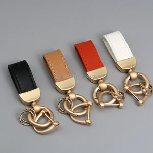 Auto Schlüssel anhänger Benutzer definierte LOGO Schlüssel anhänger Leder Schlüssel anhänger - Product Image 3