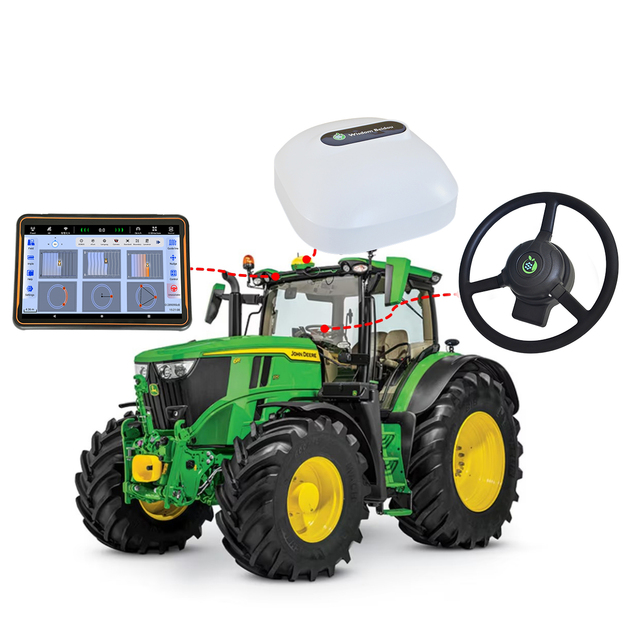 Agricultural GPS Auto Steering System RTK High Precision Multi-Signal Source Precision Agriculture Autopilot Kit
