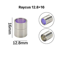 CS Tec Original MAX 12.8*9.4mm Groupe de lentilles de protection pour connecteur de sortie laser à fibre QBH, Capuchon de protection pour lentille laser