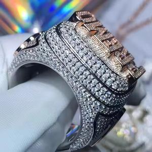 Anillo de Plata de Ley 925 con Moissanita, Diseño Elegante y Contemporáneo con Piedra Redonda Brillante, para Moda Unisex - Product Image 3