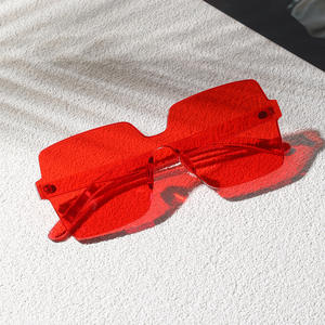 نظارات شمسية بتصميم جديد بدون إطار نظارات شمسية متدرجة أنيقة شفافة UV400 - Product Image 3