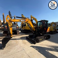 Excavator Bekas Sany SY 55C Pro 5 Ton Digger Crawler Dengan Bucket 0.32m³ SY 55C Jam Kerja Rendah Kondisi Prima