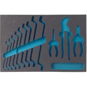 HAZET - 163-59L Inserto de espuma suave de 2 componentes para 163-59/12 - EAN 4000896122745 TALLERES RODANTES BANDEJAS VACÍAS - Product Image 1