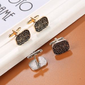 Venta caliente Listo Stock Barato Plata Oro Aleación Clásico Retro Románico <span class=keywords><strong>Gemelos</strong></span> y Elegante <span class=keywords><strong>Camisa</strong></span> de los hombres Cuff Studs están en oferta - Product Image 1