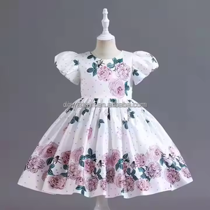 Abito da Sera Classico per Bambine, Elegante Vestito da Principessa Verde Scintillante per Feste Familiari - Product Image 4