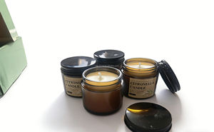 <span class=keywords><strong>Bougie</strong></span> parfumée artisanale biologique personnalisable pour les fêtes de Diwali - Plusieurs tailles et styles - Aromathérapie - Parfums anti-<span class=keywords><strong>moustiques</strong></span> - Product Image 4