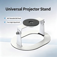 Mini-projecteur LCD professionnel 1080p 4K avec support, Wi-Fi intégré, haut-parleur, correction trapézoïdale - Cinéma portable intelligent pour la maison