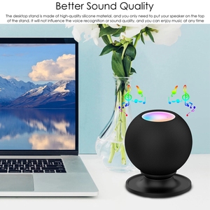 Support de haut-parleur de bureau en silicone dernier cri 2022 pour <span class=keywords><strong>HomePod</strong></span> <span class=keywords><strong>Mini</strong></span> Support de base pour <span class=keywords><strong>Apple</strong></span> <span class=keywords><strong>HomePod</strong></span> <span class=keywords><strong>Mini</strong></span> - Product Image 4