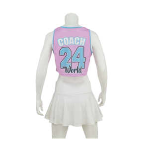 Ensemble d'uniformes de basket-ball pour jeunes OEM personnalisés, sublimation complète, maillots en maille de polyester pour hommes, chemises, shorts, uniformes de cheerleading pour filles - Product Image 2
