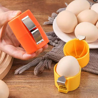 Großhandel tragbare Eierschalen schneider Eier öffner Rohe Eier cracker Separator Filter Eier öffner Küche Backwerk zeug