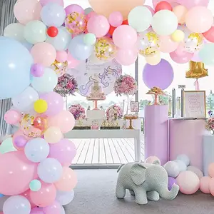 Al por mayor Pastel Party Globo Guirnalda Kit Macaron Candy Pastel Globos pastel globo arco Kit