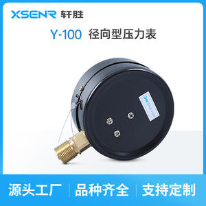 เกจวัดแรงดันน้ำและอากาศ Suzhou Xuansheng Y100 1.6Mpa แบบเข็ม ขนาด 100 มม. เกลียวทองเหลือง - Product Image 3