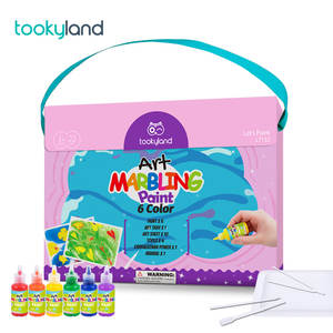 Marmorierung Paint Art Kit für Kinder Kunst-und Bastel spielzeug für Kinder Zeichnung sset 6 Farben - Product Image 1