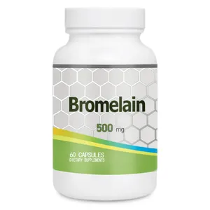 Ekstrak nanas kapsul Bromelain ekstrak enzim Bromelain 2,400 Mg tablet Bromelain alami 500 GDU/g