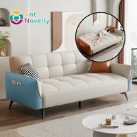 Antnovelty Livingchaise longue convertible 3 en 1 position inclinée canapé éponge blanc lit de jour