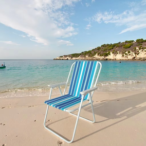 Ghế xếp kim loại ngoài trời chất lượng cao, nhẹ, gấp gọn, di động, dùng cho du lịch, cắm trại, câu cá, sự kiện - Product Image 2