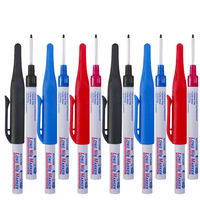 Marqueur à pointe longue de 20 mm pour trous profonds, crayon marqueur à tête longue pour le travail du bois