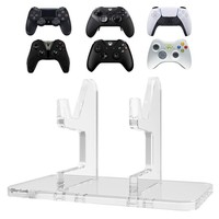 Soporte de Exhibición Universal de Acrílico Transparente de 2 Estilos para Controles de Juegos de Mesa, para PS4, PS5, Switch, Auriculares, Gamepads, Soporte Antipolvo