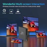 Boîtier TV Z1 4K HD Android avec IPTV, WIFI Double Bande 5G et Bluetooth, 8+128 Go