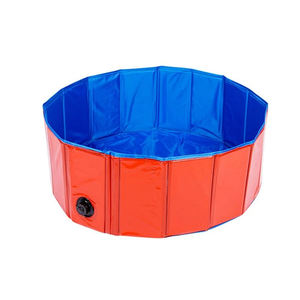 Piscina para perros plegable de PVC grueso, bañera inflable para mascotas para lavado al aire libre, <span class=keywords><strong>entrenamiento</strong></span> y diversión refrescante de verano - Product Image 3