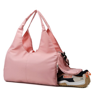 New <b>Yoga</b> Gym Bag for Women with <b>Yoga</b> <b>Mat</b> Strap Multiple Storage Pockets Separate Shoe Compartment Short Trip Travel Bag - Product Image 4