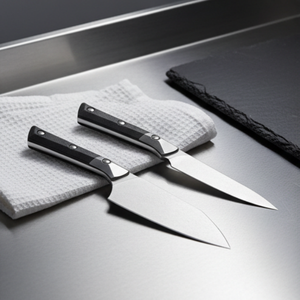 Juego <span class=keywords><strong>de</strong></span> Cuchillos <span class=keywords><strong>de</strong></span> Cocina <span class=keywords><strong>de</strong></span> Acero Inoxidable, Cuchillo <span class=keywords><strong>de</strong></span> <span class=keywords><strong>Chef</strong></span> Multiusos, Cuchillo para Pelar, Mango Ergonómico G10, Logotipo Personalizado OEM, Uso Doméstico y en Restaurantes - Product Image 2