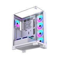 Lovingcool Boîtier PC Gaming OEM Personnalisé Prix Usine Boîtier PC Gamer Aquarium en Verre Trempé sur 3 Côtés Châssis PC ATX