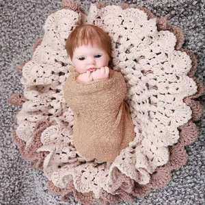 Poupée d'art artisanale de haute qualité 100% silicone réaliste bébé garçon reborn cadeau d'anniversaire pour enfants 16 pouces - Product Image 4