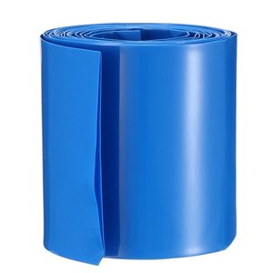 Manchon d'isolation de batterie au Lithium en PVC de 600mm de large 0.15 d'épaisseur isolé couvercle de batterie ignifuge tuyau thermorétractable en PVC bleu - Product Image 4