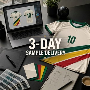 Conjunto de Camiseta de Fútbol con Logotipo Personalizado, Secado Rápido, para Entrenamiento Deportivo, Jersey de Fútbol con Cuello en V, Uniforme de Fútbol Corto Estampado, Unisex - Product Image 4